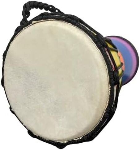 Drum Djembe عبارة عن طبلة أفريقية مغطاة بجلد الماعز، يتم العزف عليها بواسطة الأيدي على طراز غرب أفريقيا جيمبي لدائرة الطبول والمزيد (9x20) in Kuwait