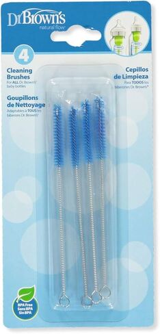 Dr. Brown's Natural Flow Cleaning Brush- Assorted Color(4-Count/Single Pack) in Saudi Arabia