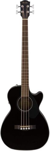 Fender CB-60SCE Acoustic Bass، حزمة أصابع لوريل مع حامل جيتار Fender، ارتفاع قابل للتعديل مع معدن قوي in Saudi Arabia