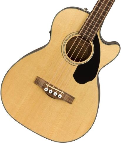 Fender CB-60SCE Acoustic Bass Natural, Laurel Fingerboard Bundle with Fender Guitar Stand, Height-Adjustable with Sturdy Metal in Saudi Arabia