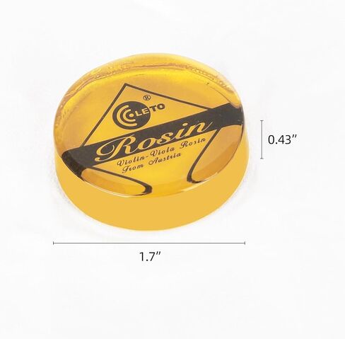 Violin Rosin 2 Pack Light Low Dust Natural Rosin for Violin Viola Cello Bows (Yellow) in Kuwait