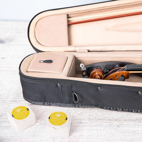 Violin Rosin 2 Pack Light Low Dust Natural Rosin for Violin Viola Cello Bows (Yellow) in Kuwait