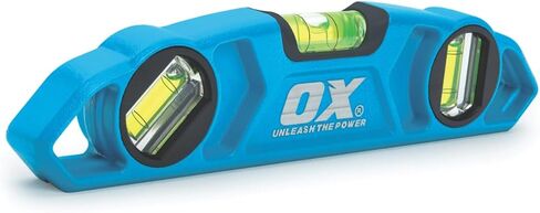 OX TOOLS Pro Torpedo Level المغناطيسي | 9 بوصة / 230 مم | مستوى Pro Mag | مستوى مغناطيسي 9 بوصة | مستوى بمغناطيس | مستوى الأنبوب |OX-P027625 in Kuwait