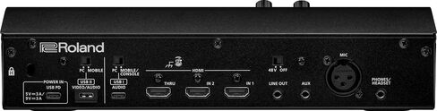 Roland BRIDGE CAST X Dual Bus Gaming Mixer & Video Capture | واجهة تدفق الصوت الاحترافية للاعبين عبر الإنترنت والمزيد | أجهزة 32 بت DSP | اتصال USB-C بنظام Windows وMac | دعم ميكروفون XLR in Saudi Arabia