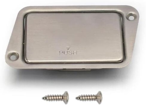 Active Bass Guitar Pickup 9V Battery Cover Metal Steel Opening Battery Holder Case (Bevel), MU2405-1 in Saudi Arabia