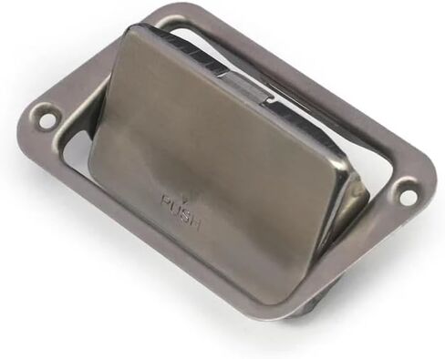 Active Bass Guitar Pickup 9V Battery Cover Metal Steel Opening Battery Holder Case (Bevel), MU2405-1 in Saudi Arabia