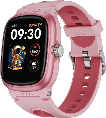 ساعة ذكية مع مراقب معدل ضربات القلب للنوم، ألعاب/منبه/ساعة ذكية مقاومة للماء IP68، متتبع أنشطة عداد الخطى والسعرات الحرارية، ساعة اللياقة البدنية هدايا عيد الميلاد in Kuwait