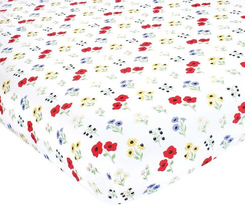 Hudson Baby Unisex Baby Cotton Fitted Crib Sheet, Space, One Size in Saudi Arabia