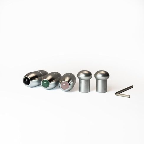 5pc Boot Set for Tuning Forks for Healing - Gemstone Boot x3, Attenuator Beads x2 - Sound Healing and Biofield Harmonization - Biofield Tuning, Sound Healing Instruments, Sound Therapy Tools - Silver in Saudi Arabia