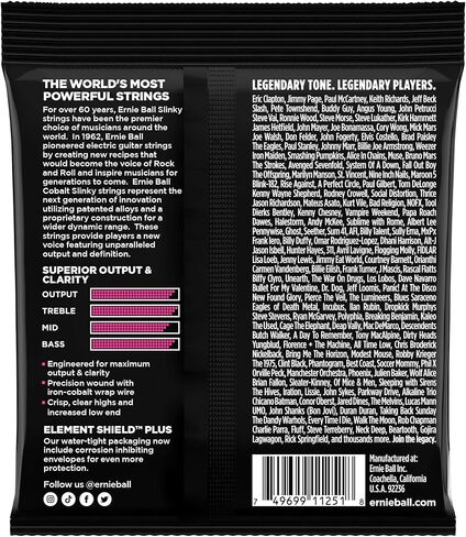 Ernie Ball Primo Slinky Cobalt Electric Guitar Strings 9.5-44 Gauge in Saudi Arabia
