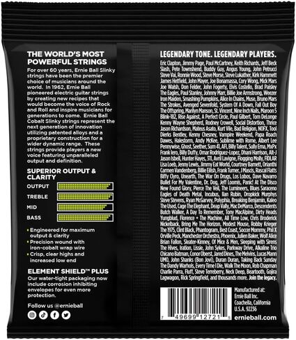 Ernie Ball Primo Slinky Cobalt Electric Guitar Strings 9.5-44 Gauge in Saudi Arabia