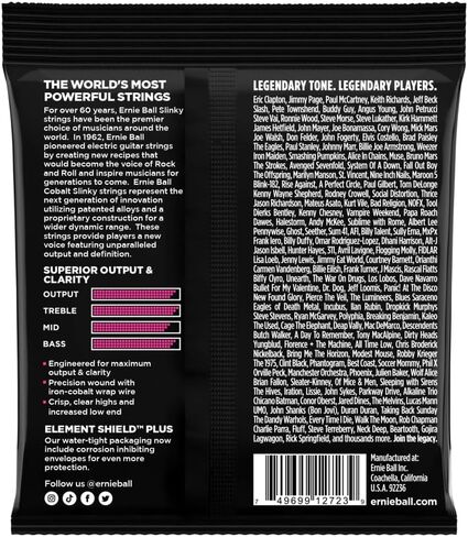 Ernie Ball Primo Slinky Cobalt Electric Guitar Strings 9.5-44 Gauge in Saudi Arabia
