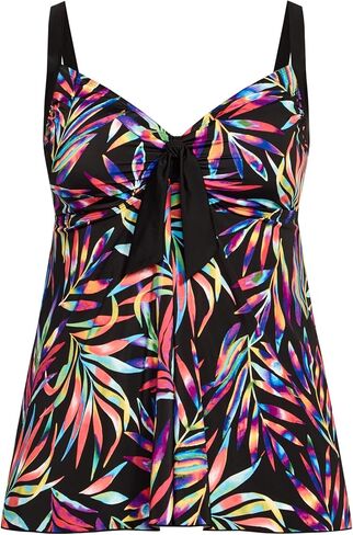 AVENUE Women's Plus Size Tankini Fly Away PRT, Prism Foliage in Saudi Arabia
