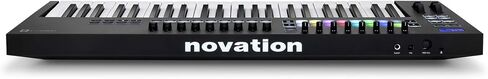 مجموعة وحدة التحكم بلوحة المفاتيح Novation Launchkey 49 MK3 49 Key USB MIDI مع سماعات الرأس وحامل لوحة المفاتيح (3 عناصر) in Kuwait