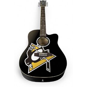 NHL Pittsburgh Penguins Acoustic Guitar