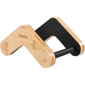 ENO MUSIC Portable Wood Guitar Stand Solid Wood Guitar Stand for Acoustic Guitars and Folk Guitars