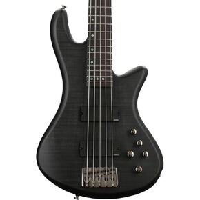 Schecter Stiletto Studio 5 Bass Guitar - See-Thru Black Satin