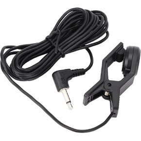 Clip On Pickup Microphone 3.5mm Plug Guitar Violin Trumpet Universal Portable Musical Instrument Pickup with ABS for Wind Instrument