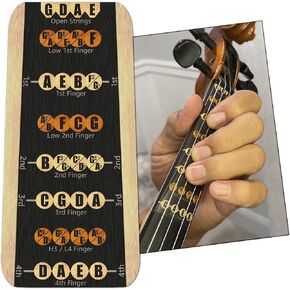 4/4 Size Violin Fingerboard Guide - Finger Tapes Sticker First Position Notes