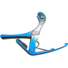 Professinal Metal Capo for Acoustic Guitars Electric Bass (Blue)