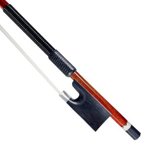Light Weight Carbon Fiber Core Hybrid Wood Veneer Skin Violin Bow Master Level Natural Horse Hair (Violin Bow Model 310V 4/4)