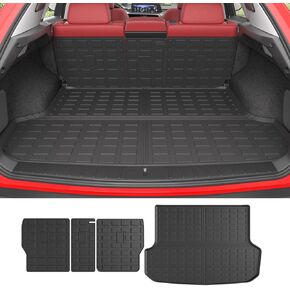 powoq TPE Backrest Mat, Compatible with 2023 2024 Lexus RX350 RX350H RX500H, Inner, Vehicle Specific Fit, 25.59x18.5x0.79 inches, Seat Back Protection