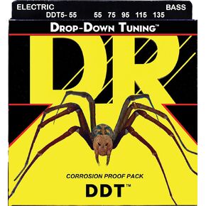 DR Strings DDT Acoustic Guitar Strings (DDT5-55)