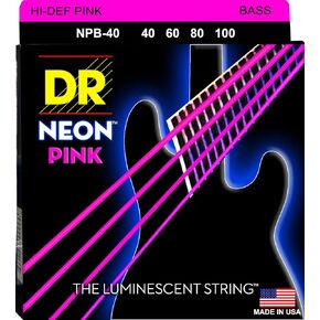 DR Strings HI-DEF NEON Bass Guitar Strings (NPB-40)