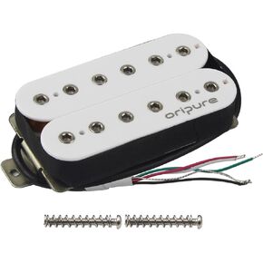 OriPure High Output Alnico 5 Humbucker Pickups Electric Guitar Bridge Pickup 16-17K, Black