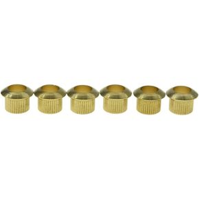 Dopro Brass Vintage Size Guitar Tuner Bushings 1/4" Vintage Tuning Keys Tuning Machines Ferrules for vintage Strat/Tele/Les Paul guitars 6.2mm(I.D.)* 8.3mm(O.D.) Chrome