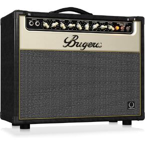 Bugera V22 INFINIUM 22-Watt Vintage 2-Channel Tube Combo with INFINIUM Tube Life Multiplier, Original Turbosound Speaker and Reverb