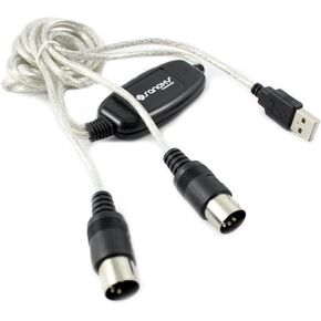 SANOXY USB to MIDI Music Keyboard Interface 2 IN 1 Converter Cable
