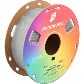 Polymaker Panchroma Translucent PLA Filament 1.75mm Rainbow, 1.75 Translucent Rainbow PLA 3D Printing Filament 1kg Spool - Panchroma High Translucency Multicolor 1.75 PLA 3D Printer Filament