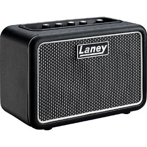 Laney Mini-STB-SUPERG Bluetooth Battery Powered Guitar Amp with Smartphone Interface, Black