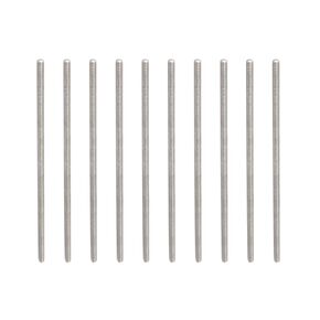 Fully Threaded Rod 304 Stainless Steel Rod Bar Studs, [for Clamps and U-Bolts] - M4 x 120mm Male Threaded/Silver/10Pack