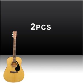 2 Pieces 11.4 x 17 Inch Guitar Bass Pickguard Material 3 Ply DIY Blank Sheet Scratch Plate Backplate for Jazz Guitar Bass, Black