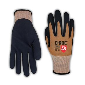 MAGID D-ROC VersaTek All-In-One Coated Glove,12 Pairs, Cut Level A5 Resistant Work Gloves, DX+ Technology, DXPG53-Size 6/XS