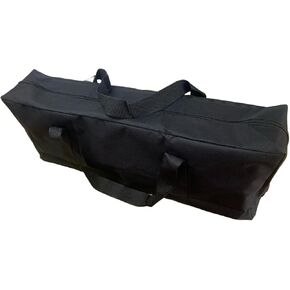 Grill Tool Storage Bag, 24" Oxford Cloth BBQ Tool Storage Bag, Double Zipper Grill Utensil Storage Bag, Grill Accessory Storage Bag Carry Bag for Camping Hiking Barbecue