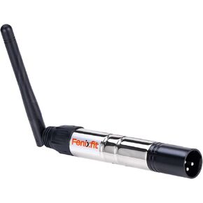 Wireless DMX512 Transmitter No Latency DJ 2.4G DMX Wireless 1 Transmitter Long Transmission Range DMX Light Controller for LED Stage Disco Party Church Bar(Transmitter Only)