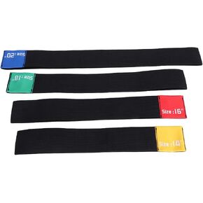 4pcs Drum Cymbal Mute Belt, Drum Cymbal Mute Cymbal Mute Circle Ring Drum Practice Dampener for 14/16/18/20 Inch Cymbals - Eliminate 85% Noise 16 In Cymbal Mute