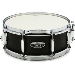 Pearl Modern Utility Snare Drum - 13 Inches X 5 Inches Satin Black