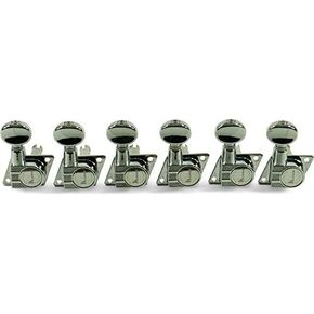 Kluson 6 In Line Revolution Series F-Mount Tuning Machines For Fender Guitars