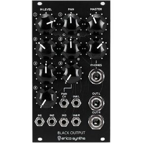 Black Output v2 Stereo Mixer Eurorack Module