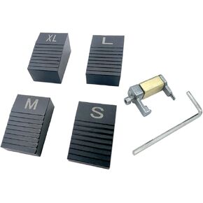 Guitar Floating Tremolo Set Up Blocks Slider and Guitar Bridge Intonation Adjuster Tool Compatible with Floyd Rose Electric Guitar Accessories Luthier Tool Set 1/4" - 3/4" Plastic
