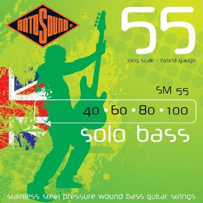 Rotosound RS55LD Linea Pressure Wound Bass Guitar Strings (45 65 85 105)