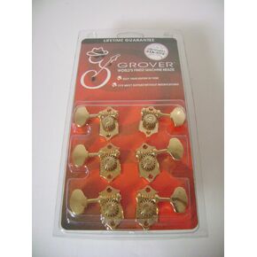 Grover, H97-18GA, Sta-Tite 18:1 Guitar Tuner/Machine, Vintage Style, Horizontal