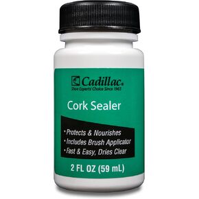 Cadillac Cork Sealer - Waterproof & Protect Cork Sandals & Fishing Rods From Drying Cracking & Flaking