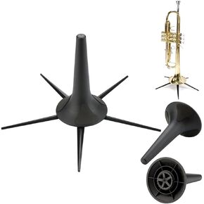 Portable Trumpet Stand Portable Trumpet Holder Stable 5 Legs Metal Foldable