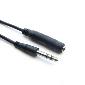 C&E 15 feet 1/4 Inch Mono Male to 1/4 Inch Mono Female Extension 28AWG Patch Cable for Electric Instruments (Guitar, Keyboard, Amplifier, Speakers, Synthesizers)