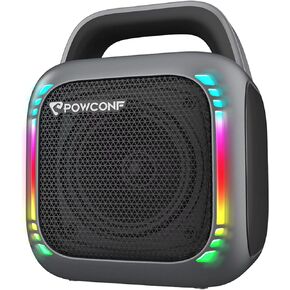 Portable Karaoke Machine for Adults/Kids, 80W, Subwoofer, PA Systerms, 24H Playtime, RGB Lights, Waterproof, Bluetooth/T-F Cards/USB/TWS, HiFi Speaker for Outdoors, Party, Meeting